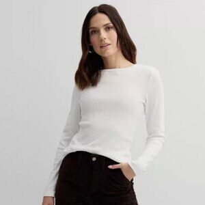 Women's Sonoma Goods for Life The Everyday Ribbed Long Sleeve Tee - XXL - NWT